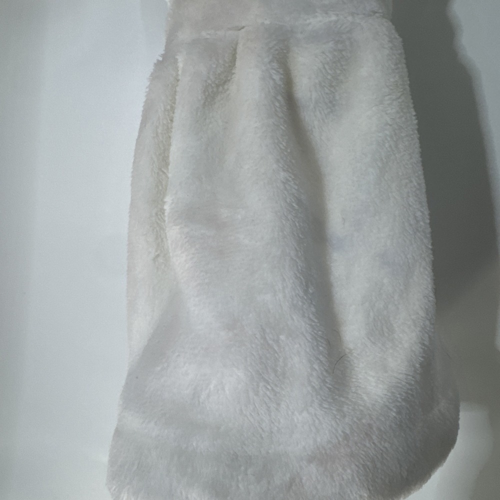 Carters Baby Girl White Plush Fleece Bunny Face Jumper Dress 9 Months GCL15234 - Picture 4 of 9